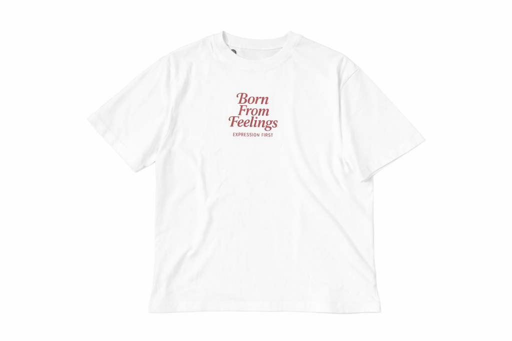 Sweet Please Semi-Oversized Tee – White