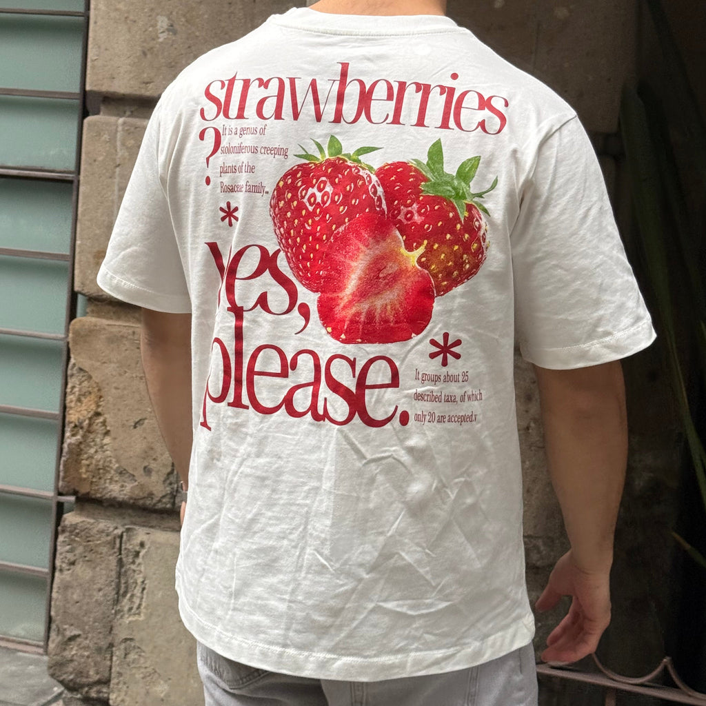 Sweet Please Semi-Oversized Tee – White