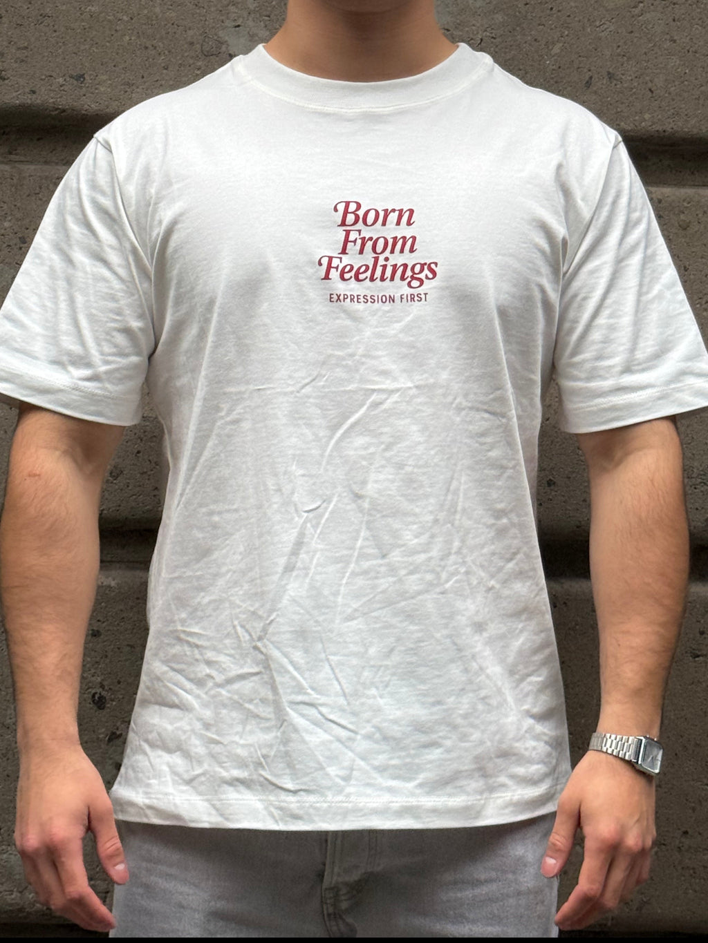 Sweet Please Semi-Oversized Tee – White